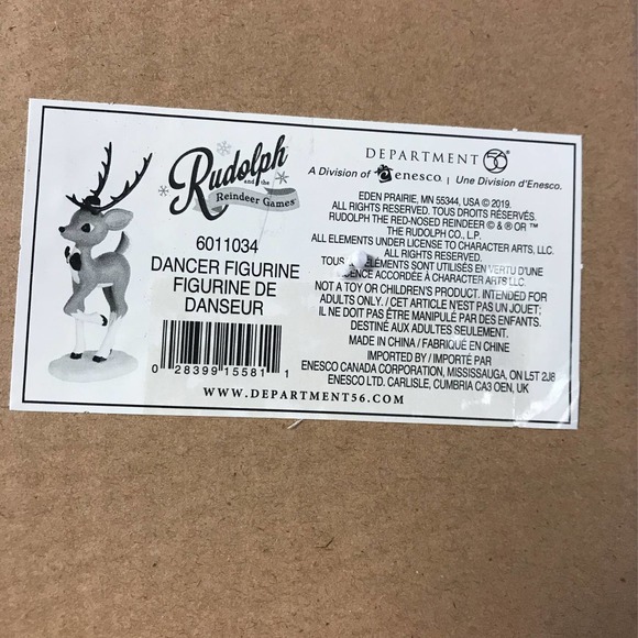 Department 56 Rudolph The Red-Nosed Reindeer Dancer Figurine - Picture 5 of 7